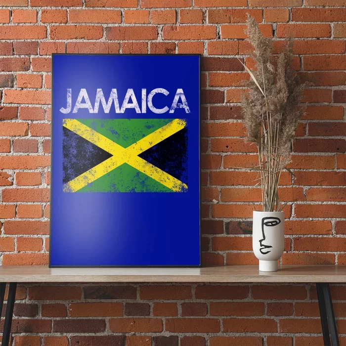 Vintage Jamaica Jamaican Flag Pride Gift Poster