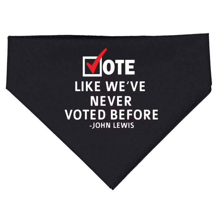 Vote John Lewis Quote Civil Rights Icon Lewis Quote Tee USA-Made Doggie Bandana