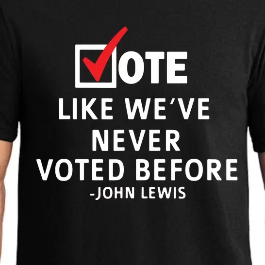 Vote John Lewis Quote Civil Rights Icon Lewis Quote Tee Pajama Set