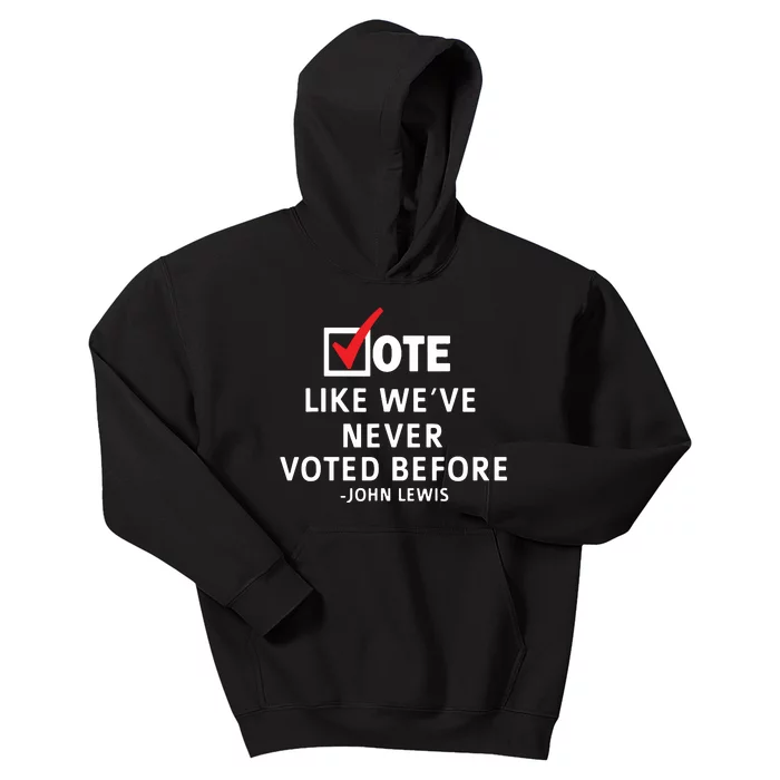 Vote John Lewis Quote Civil Rights Icon Lewis Quote Tee Kids Hoodie