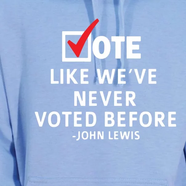 Vote John Lewis Quote Civil Rights Icon Lewis Quote Tee Unisex Surf Hoodie