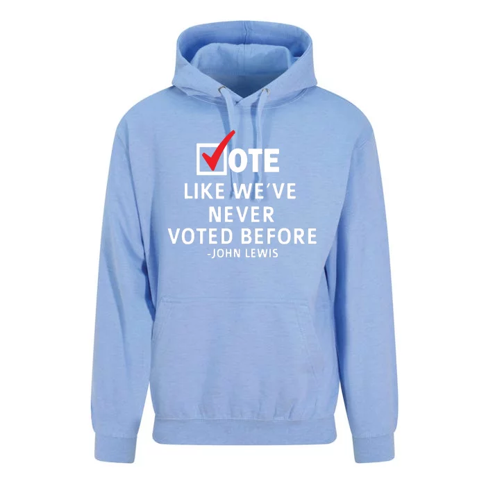 Vote John Lewis Quote Civil Rights Icon Lewis Quote Tee Unisex Surf Hoodie