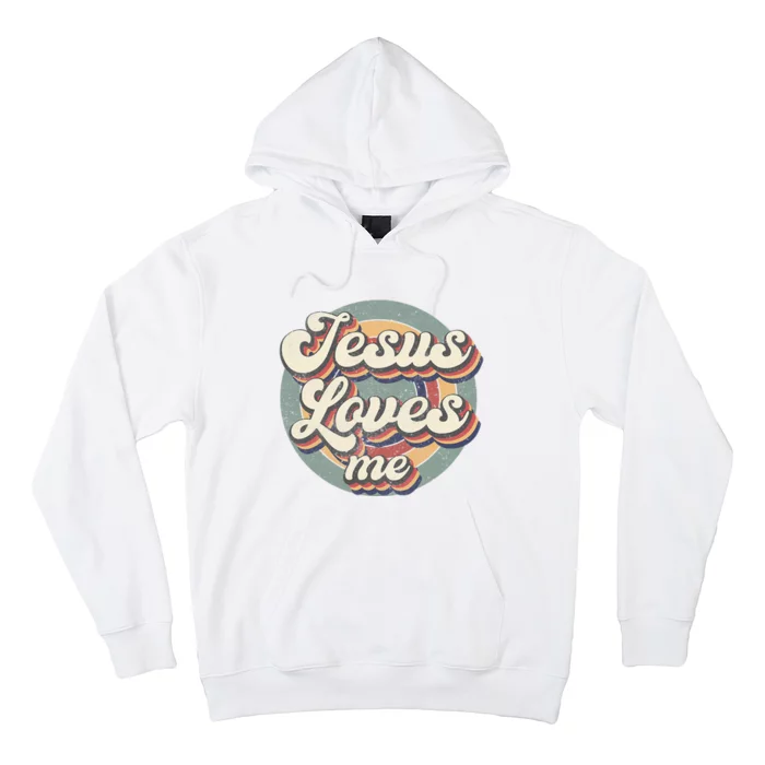 Vintage Jesus Loves Me God Christian Believers Lover Hoodie