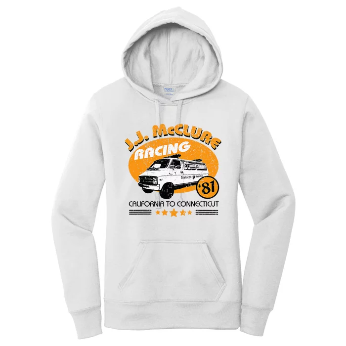 Vintage Jj Mcclure Racing V2 Women's Pullover Hoodie