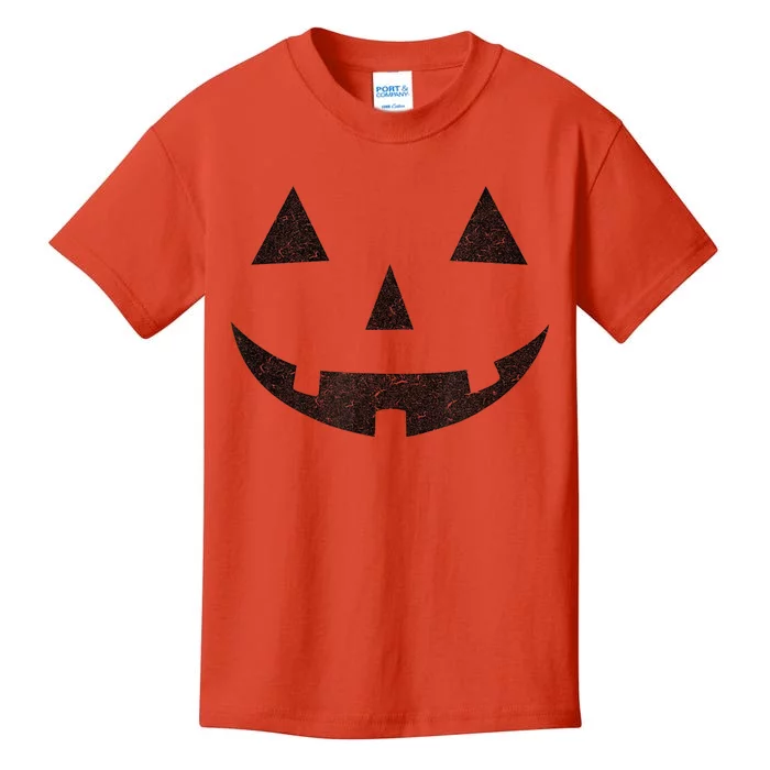 Vintage Jack O Lantern Jackolantern Pumpkin Face Kids T-Shirt