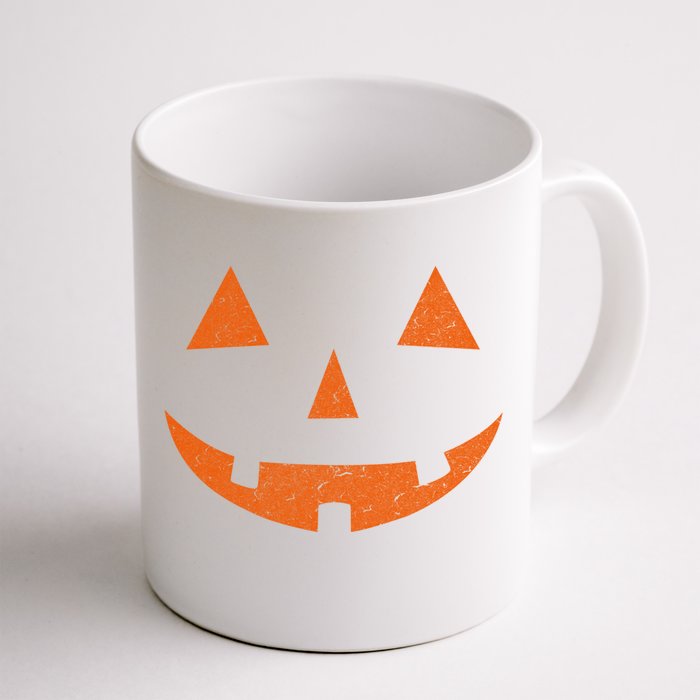 Vintage Jack O Lantern Jackolantern Pumpkin Face Gift Front & Back Coffee Mug