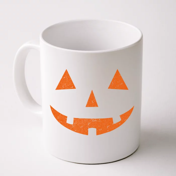 Vintage Jack O Lantern Jackolantern Pumpkin Face Gift Front & Back Coffee Mug