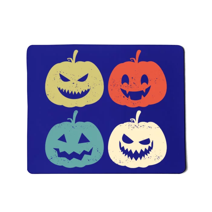 Vintage Jackolantern Pumpkin Boy Girl Funny Retro Halloween Gift Mousepad