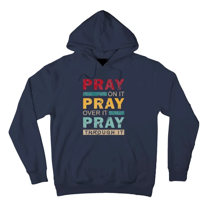 Vintage Jesus Pray Hoodie