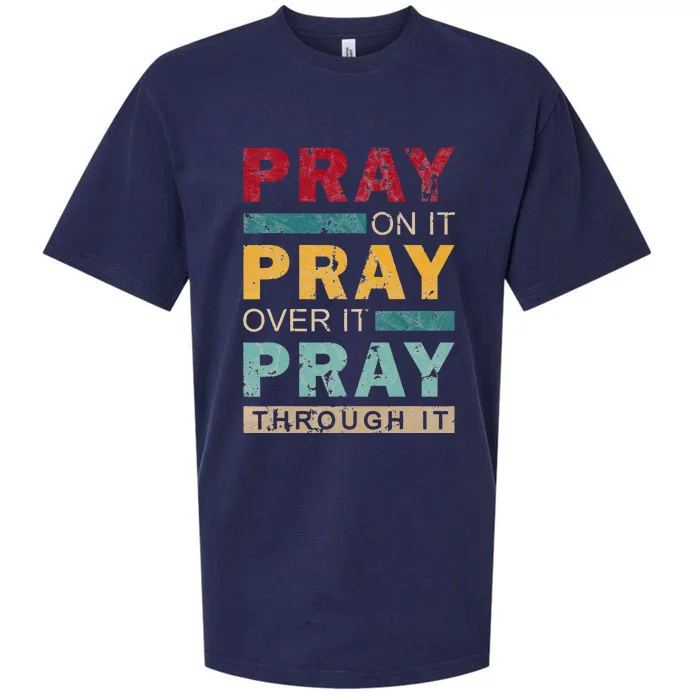 Vintage Jesus Pray Sueded Cloud Jersey T-Shirt