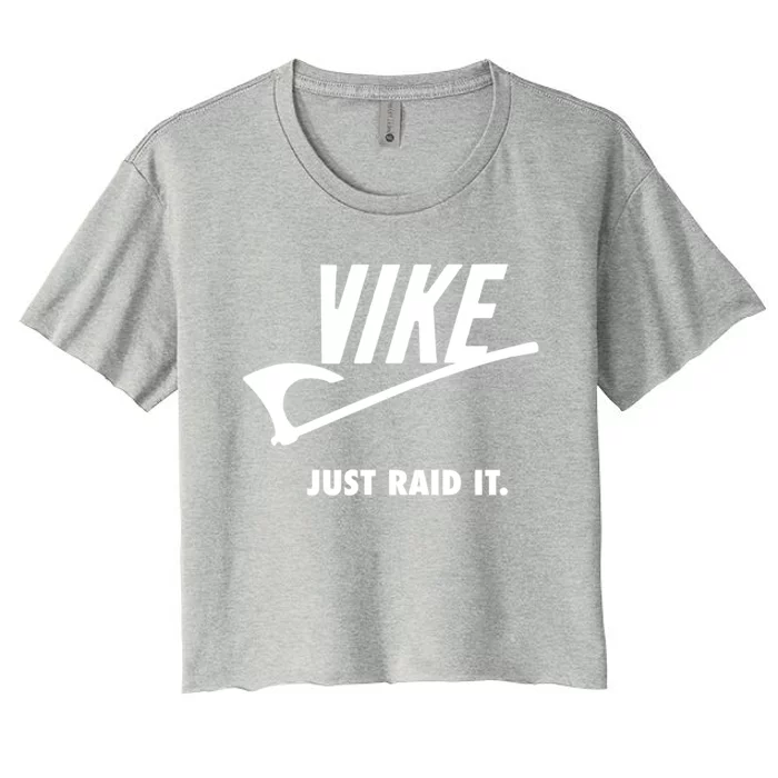 Vike Just Raid It! Women's Crop Top Tee