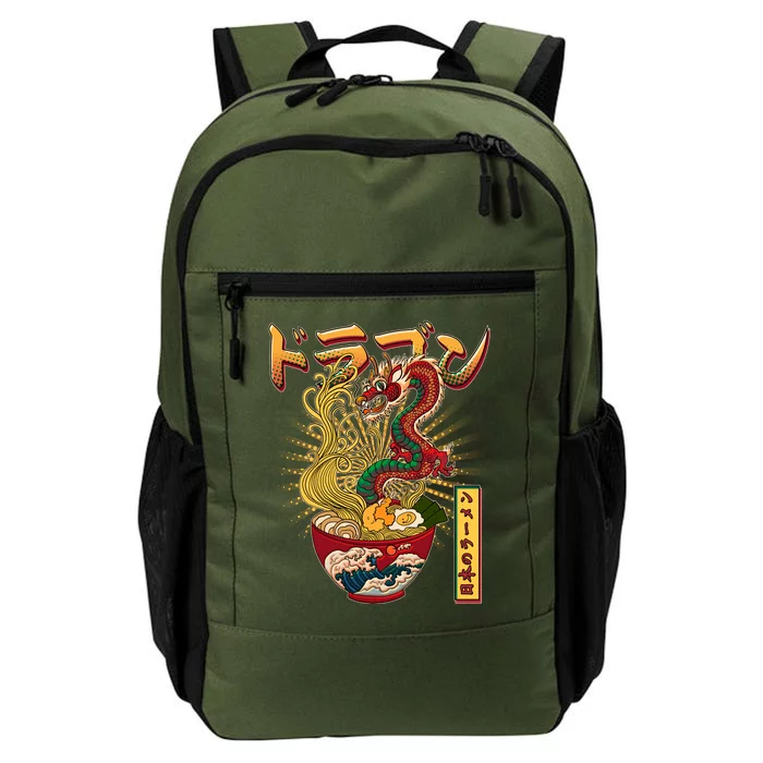 Vintage Japanese Ramen Noodles Dragon Daily Commute Backpack