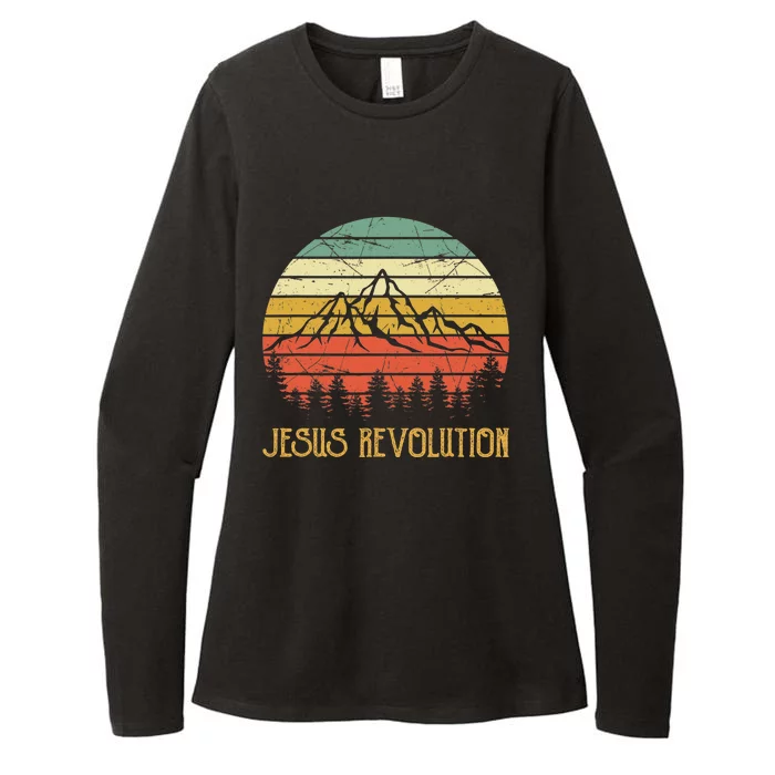 Vintage Jesus Revolution Christian Womens CVC Long Sleeve Shirt