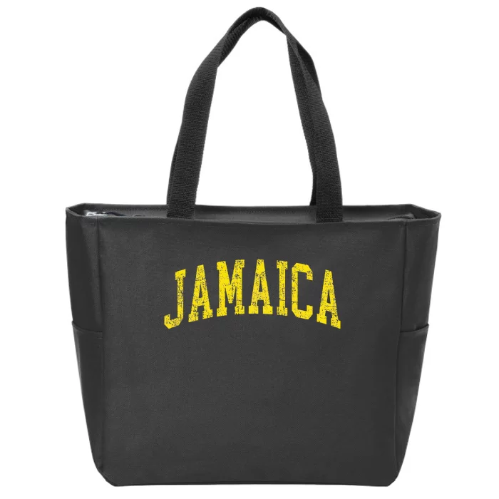 Vintage Jamaica Retro Jamaican Travel Vacation Souvenir Zip Tote Bag