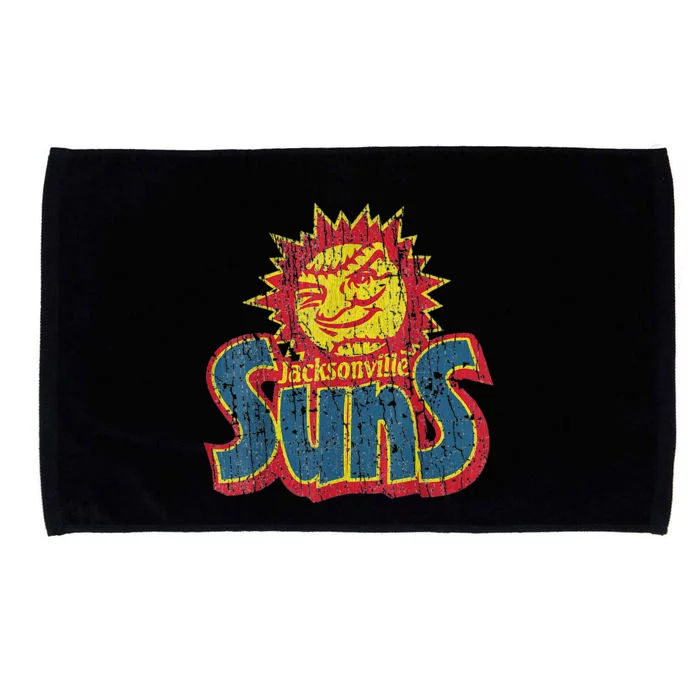 Vintage Jacksonville Suns 60s New Jersey Distressed Style T Microfiber Hand Towel