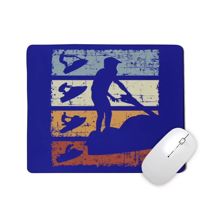 Vintage Jet Skiing High Speed Water Sport Jet Ski Lover Meaningful Gift Mousepad