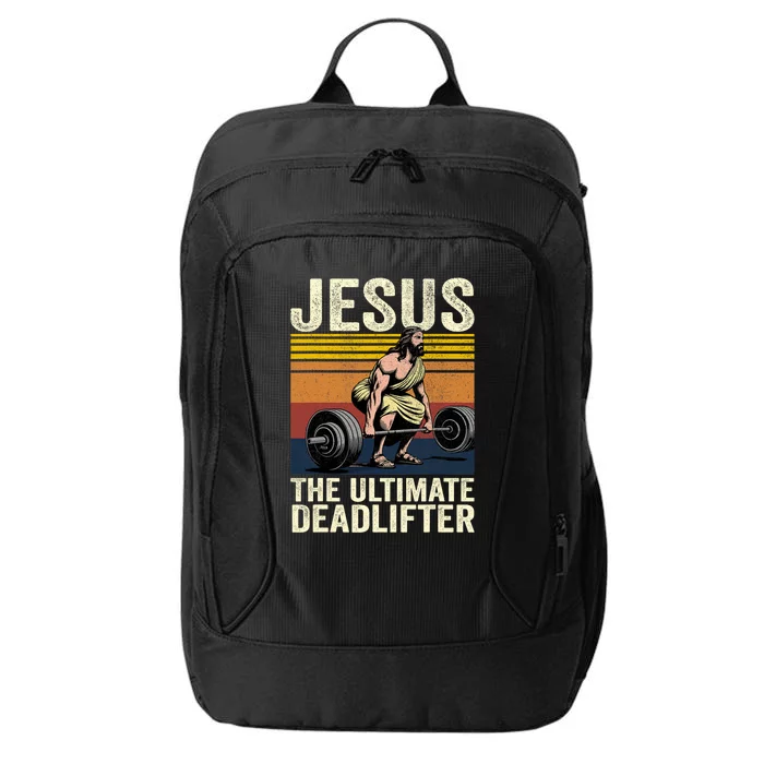 Vintage Jesus The Ultimate Deadlifter City Backpack