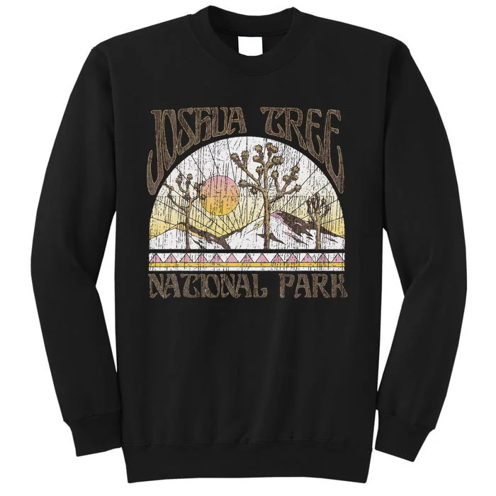 Vintage Joshua Tree National Park Retro Outdoor Camping Hike Tall Sweatshirt