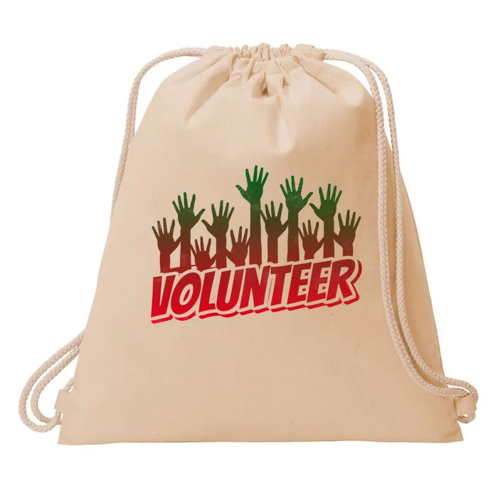 Volunteer Job Unpaid Volunteering Volunteers Gift Drawstring Bag