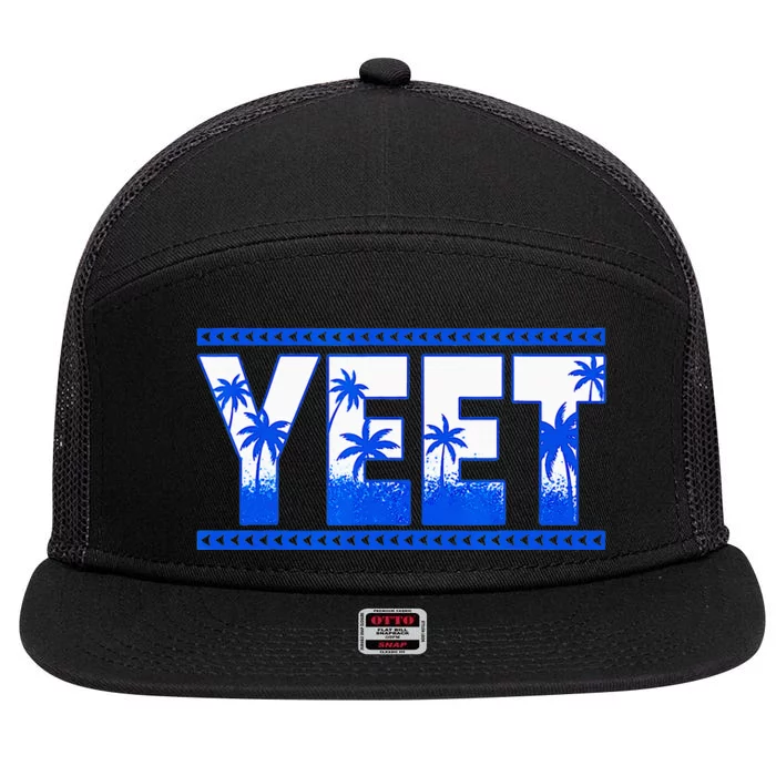 Vintage J.E.Y U.S.O Y.E.E.T 7 Panel Mesh Trucker Snapback Hat