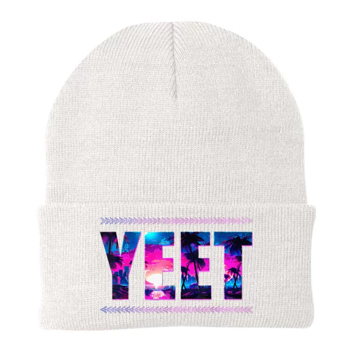 Vintage J.E.Y.U.S.O Yeet Apparel Saying Funny Knit Cap Winter Beanie