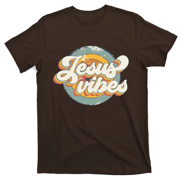 Vintage Jesus Vibes Christian T-Shirt