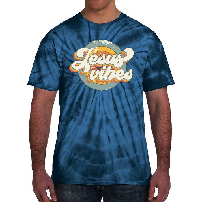 Vintage Jesus Vibes Christian Tie-Dye T-Shirt