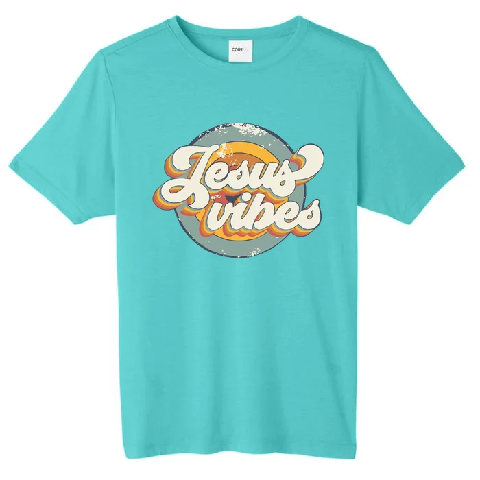 Vintage Jesus Vibes Christian ChromaSoft Performance T-Shirt