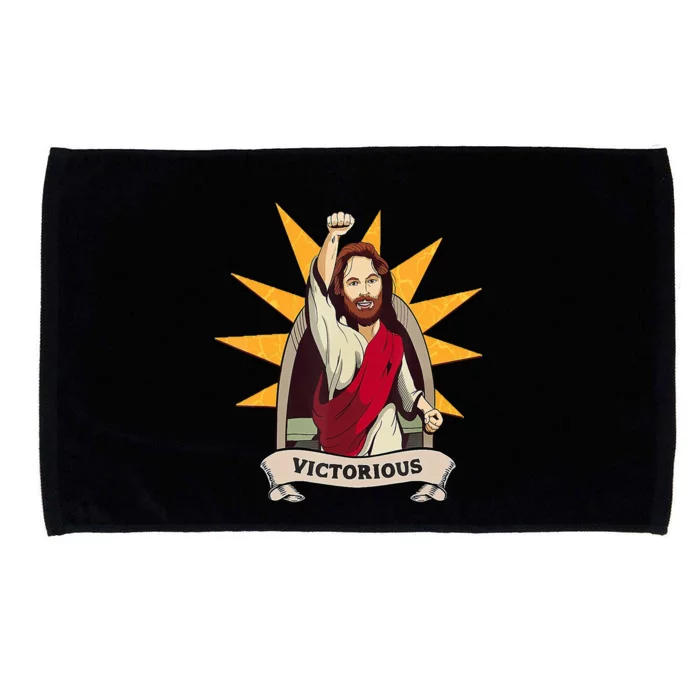 Victorious Jesus Microfiber Hand Towel