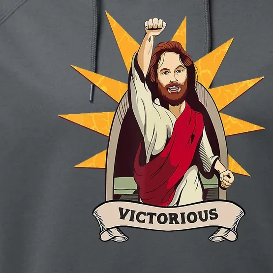 Victorious Jesus Performance Fleece Hoodie