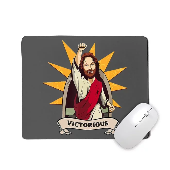 Victorious Jesus Mousepad