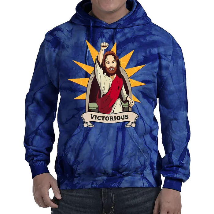 Victorious Jesus Tie Dye Hoodie