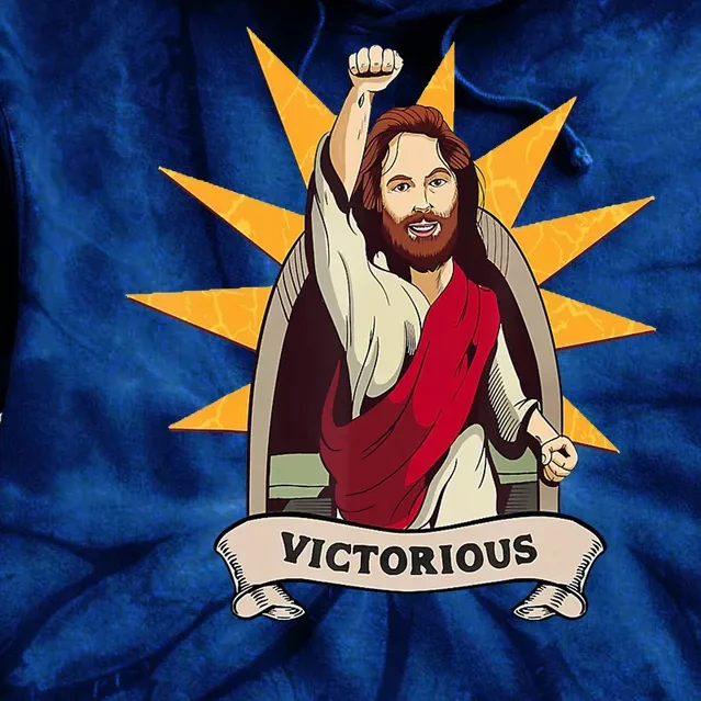 Victorious Jesus Tie Dye Hoodie