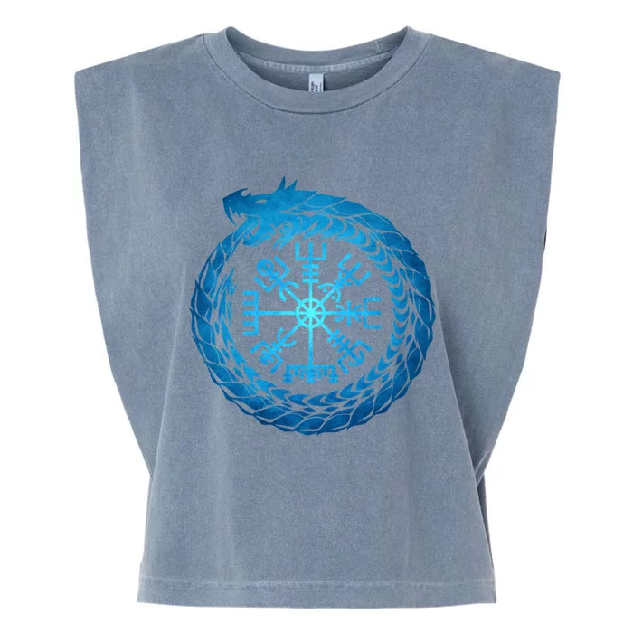 Vegvisir Jormungandr World Serpent Garment-Dyed Women's Muscle Tee