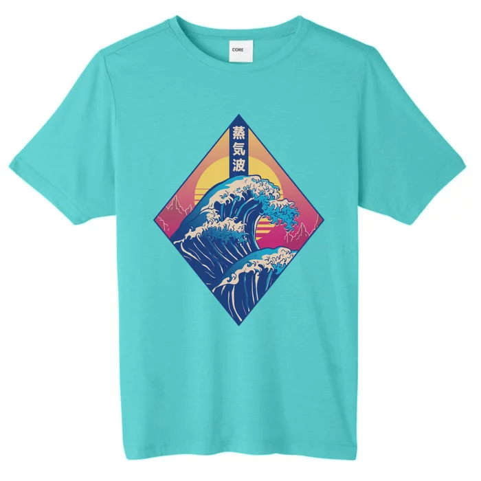 Vaporwave Japanese Wave ChromaSoft Performance T-Shirt