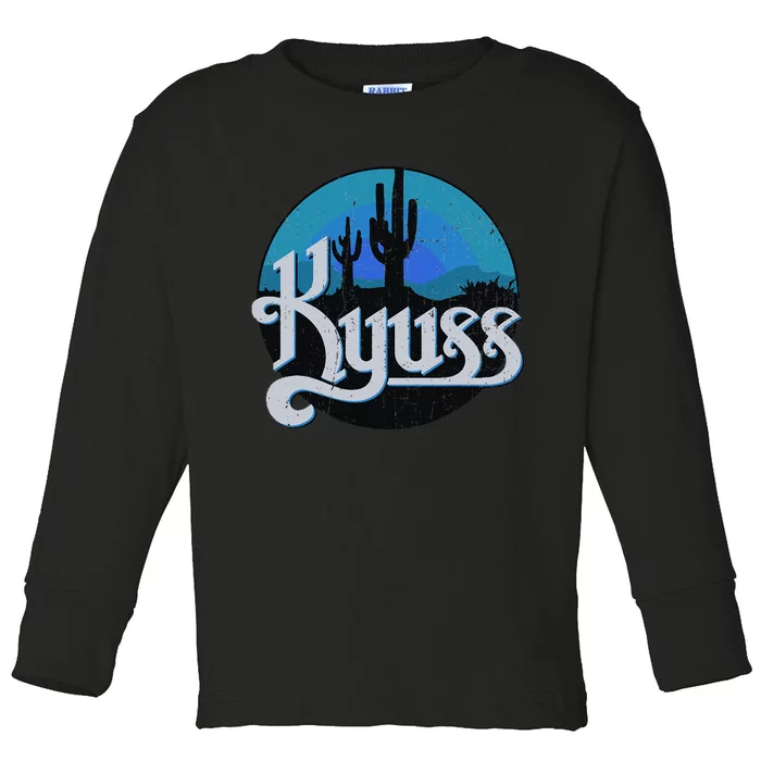 Vintage Kyusses 1987 Retro Rock 80s Toddler Long Sleeve Shirt