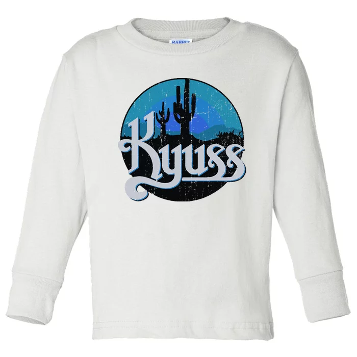 Vintage Kyusses 1987 Retro Rock 80s Toddler Long Sleeve Shirt