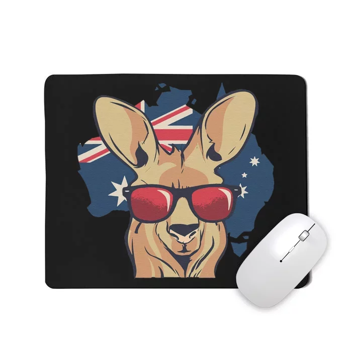 Vintage Kangaroo Australia Aussie Roo Kangaroo Mousepad