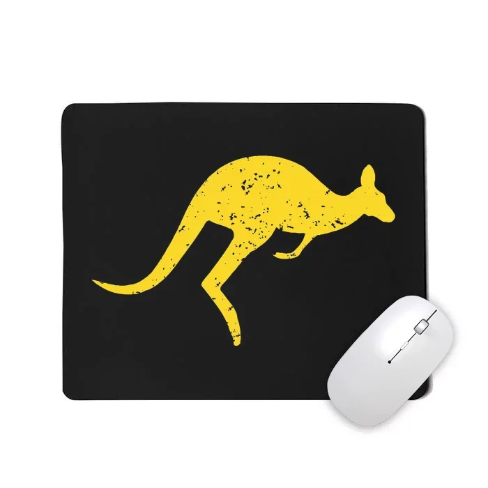 Vintage Kangaroo Australia Aussie Roo Kangaroo Mousepad