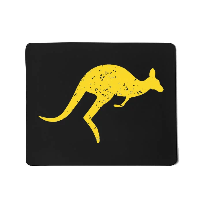 Vintage Kangaroo Australia Aussie Roo Kangaroo Mousepad