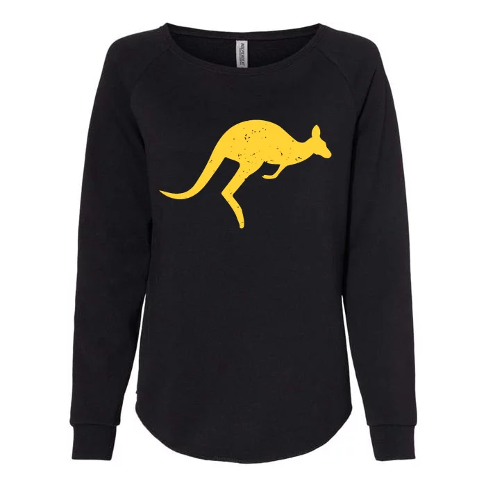 Vintage Kangaroo Australia Aussie Roo Kangaroo Pullover Hoodie Womens California Wash Sweatshirt