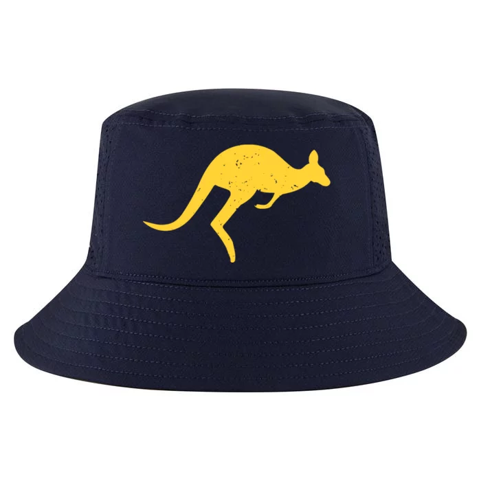 Vintage Kangaroo Australia Aussie Roo Kangaroo Pullover Hoodie Cool Comfort Performance Bucket Hat