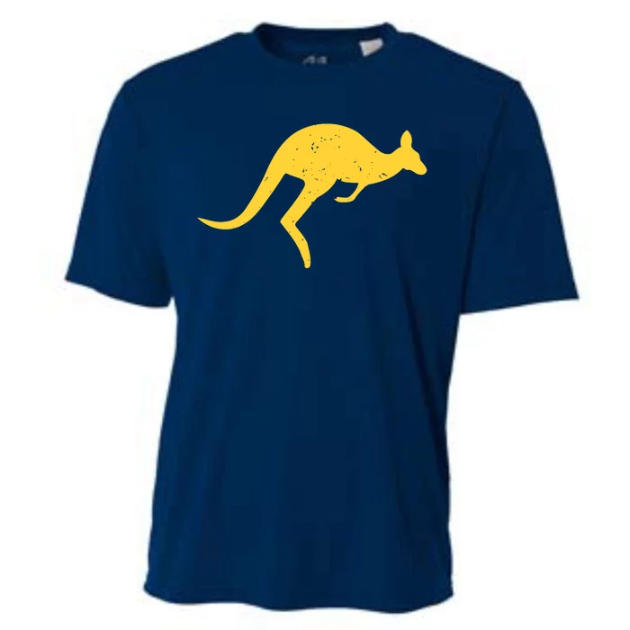 Vintage Kangaroo Australia Aussie Roo Kangaroo Pullover Hoodie Cooling Performance Crew T-Shirt