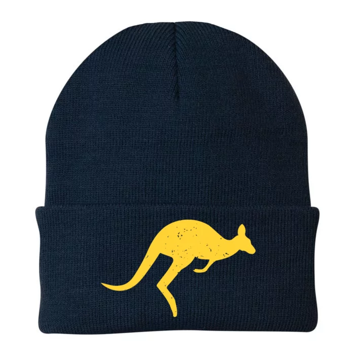 Vintage Kangaroo Australia Aussie Roo Kangaroo Pullover Hoodie Knit Cap Winter Beanie