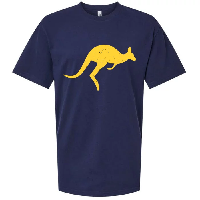 Vintage Kangaroo Australia Aussie Roo Kangaroo Pullover Hoodie Sueded Cloud Jersey T-Shirt