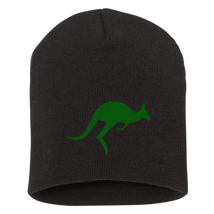 Vintage Kangaroo Australia Aussie Roo Kangaroo Short Acrylic Beanie