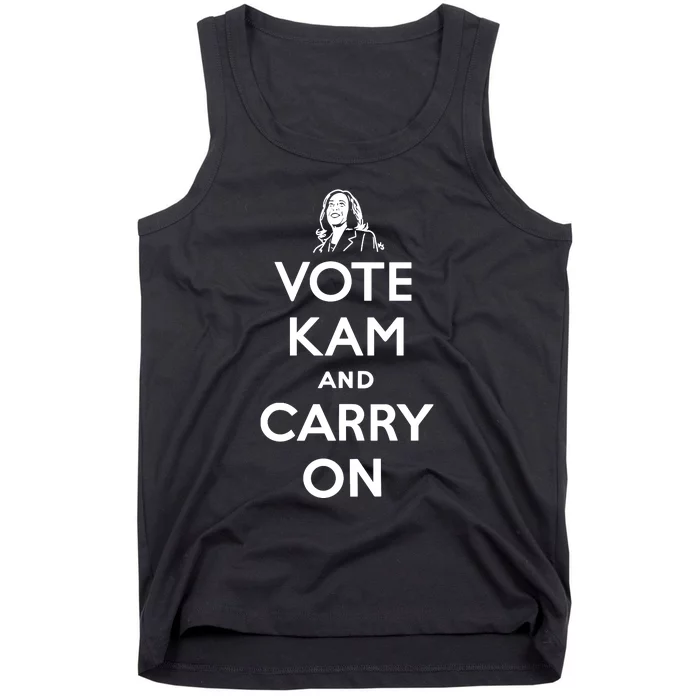 Vote Kam And Carry On Tank Top