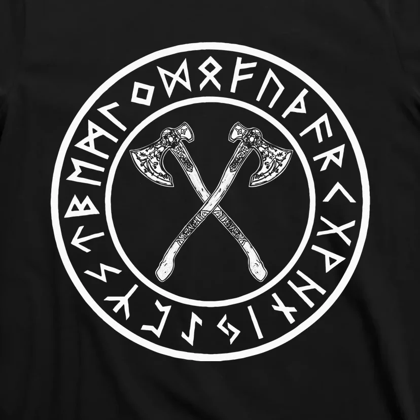 Viking Knotwork Axe novelty Viking Axe T-Shirt