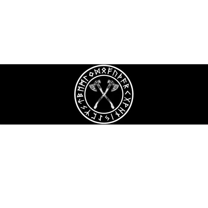 Viking Knotwork Axe novelty Viking Axe Bumper Sticker