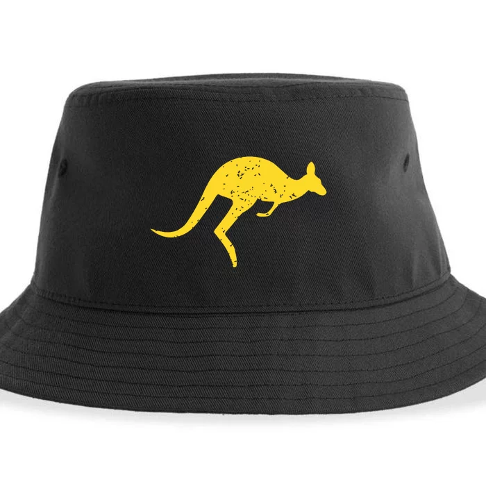 Vintage Kangaroo Australia Shirts Aussie Roo Kangaroo Sustainable Bucket Hat